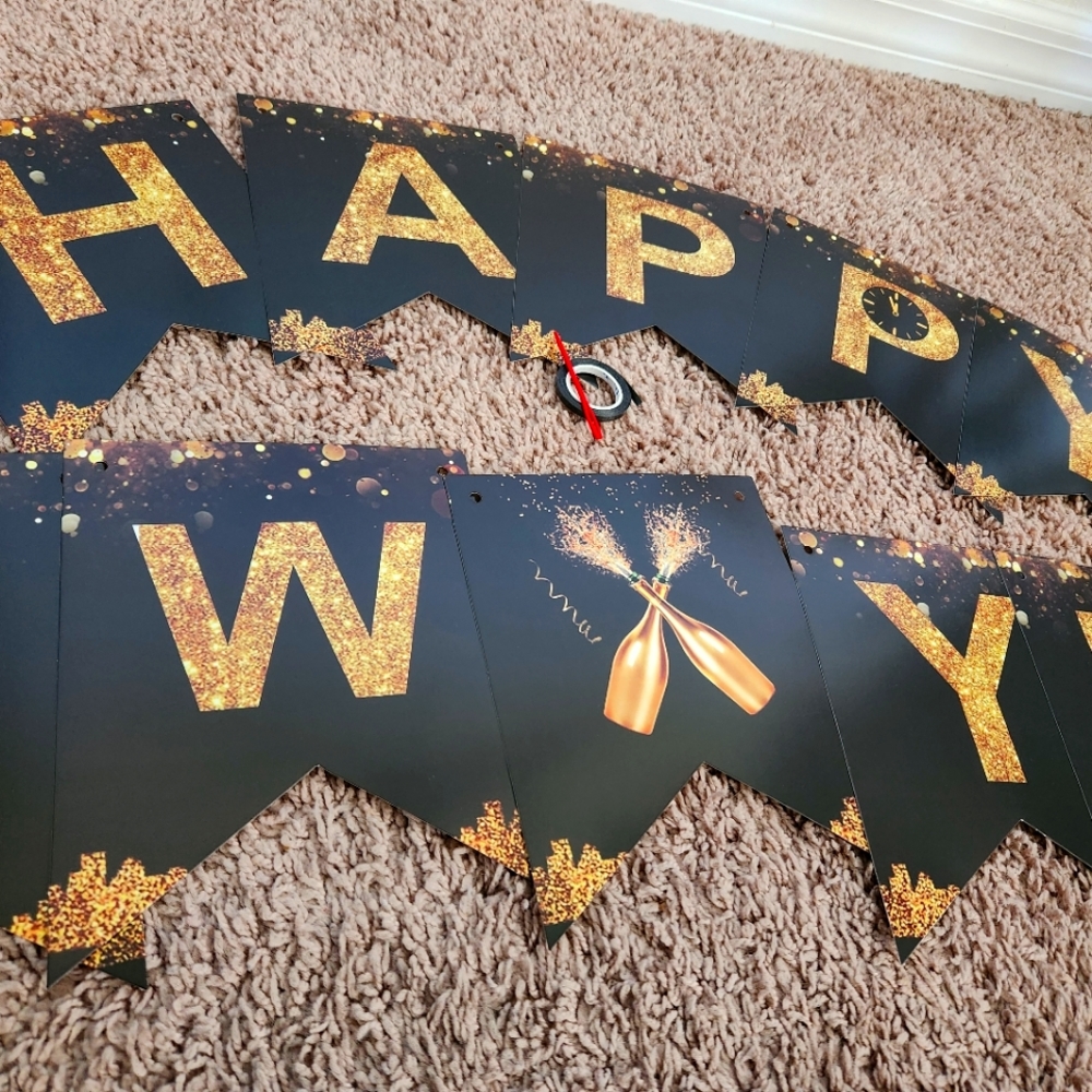 Happy New Year Banner, 10 Feet